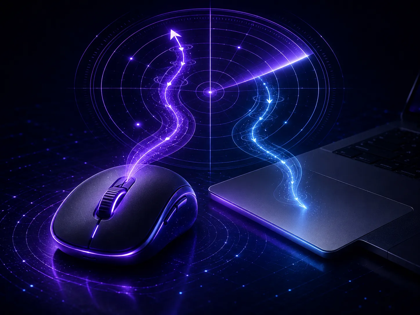 Radar Mouse menu bar panel